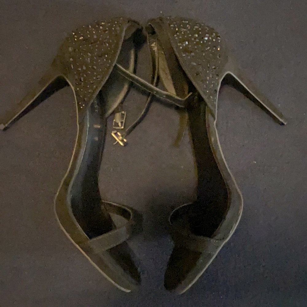 Jessica Simpson Crystal Heel Sandals